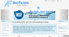 Desktop Screenshot of anyfilters.com